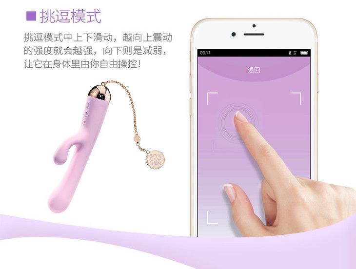 Design inspiration of Ichigo is a graceful waltz with prince... Zalo - Ichigo Rabbit Vibrator - Berry Violet photo-21