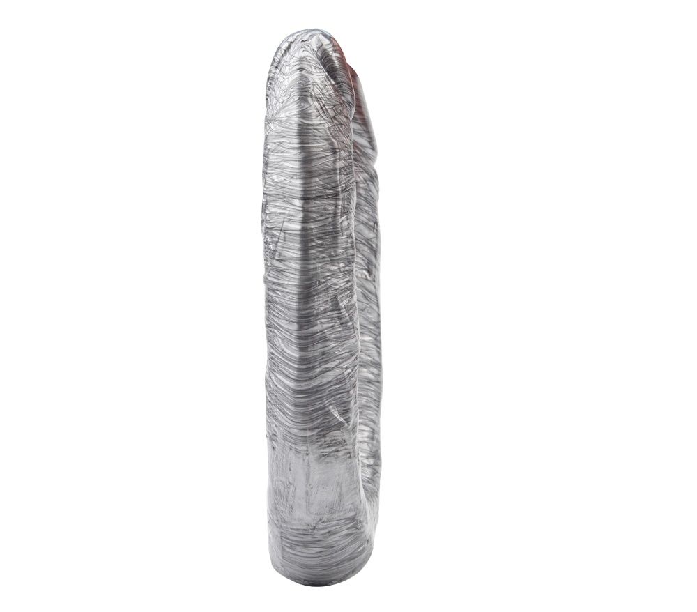 Realistic Feel, Phthalate and Latex Free, Double Dildo.
Mat... Chisa - Dixie Normous Double Dildo - Silver photo-6