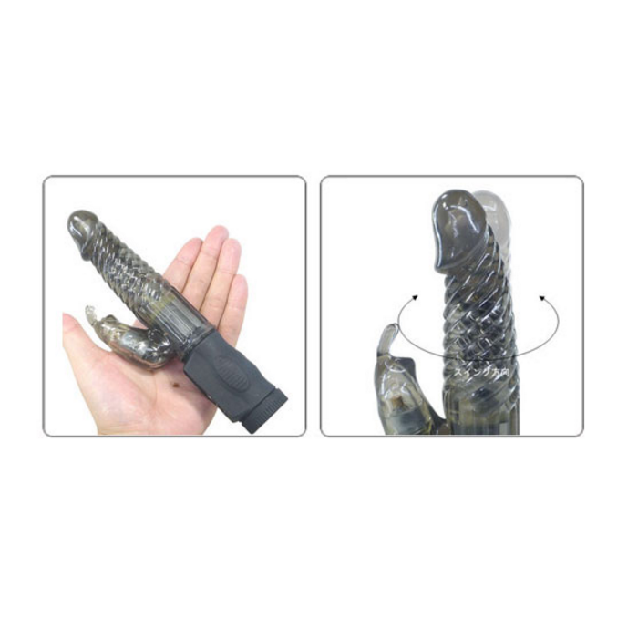 A smoke color of new vibrator series. Waterproofing and avar... ToysHeart - Plesto Rabbit - Smoke photo-3