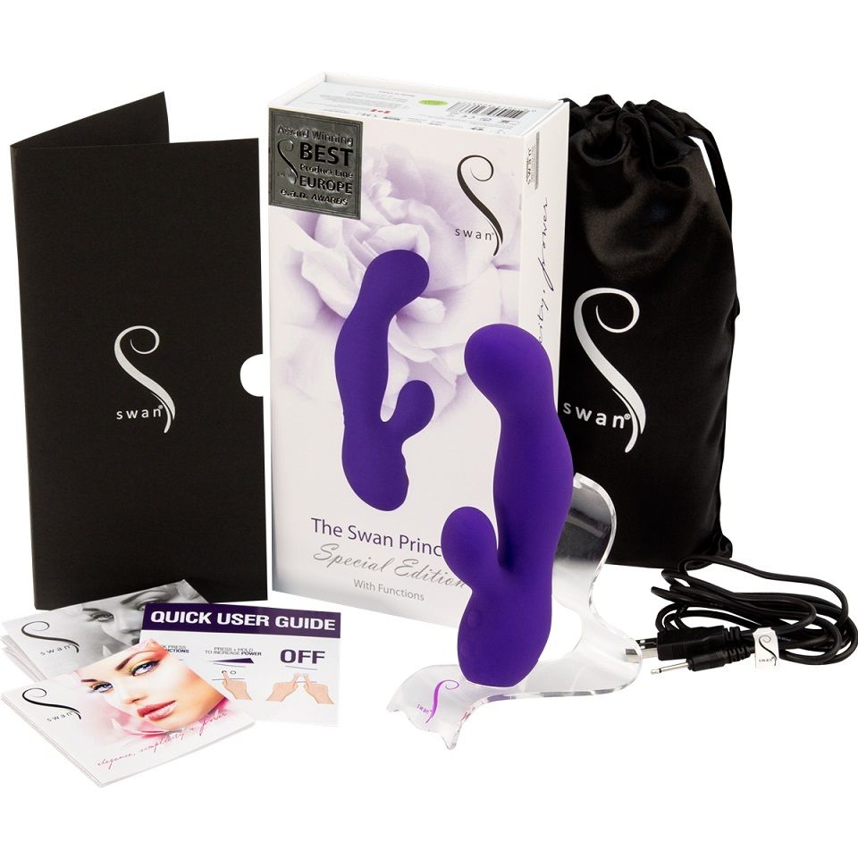 This romantic vibrator has so much more to offer than simple... Swan - Princess Swan(Special Edition) - Purple photo-8