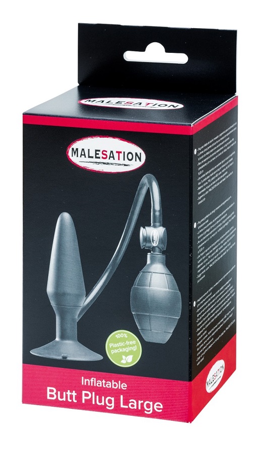 Malesation - 充气后庭塞  大码 - 黑色 照片-3