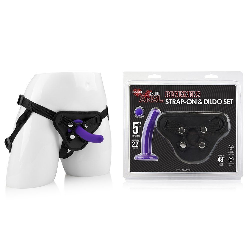 Ideal strapon: suitable even for beginners in anal caresses.... Hustler - Beginner Strap-Ons & Dildo Set photo