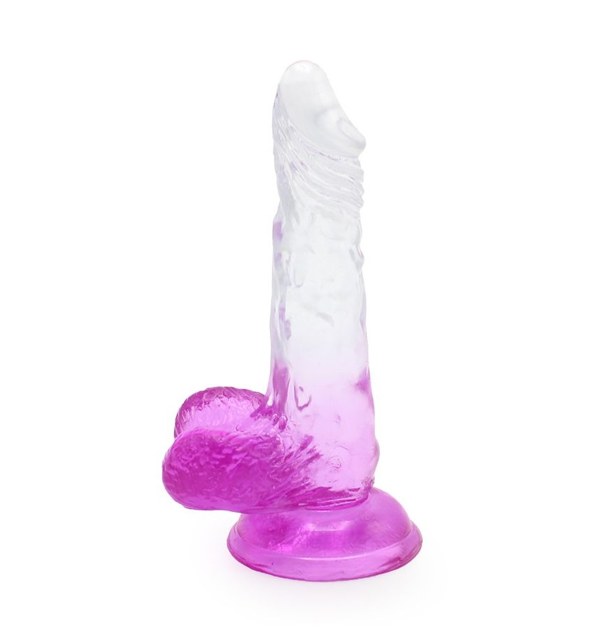 This special transparent dildo has an amazing color mix and ... Kiotos - Realistic Dildo 03 - Purple photo-4