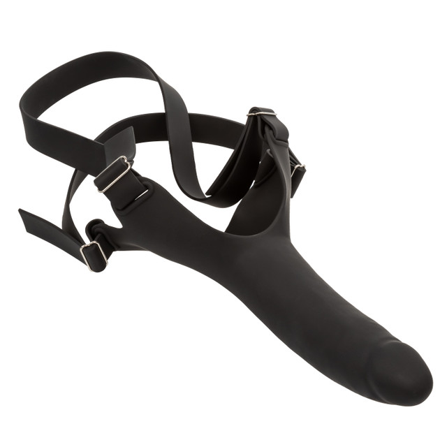 Introducing the Accommodator Silicone Dong, the ultimate par... CEN - Accommodator Dong Gag - Black photo-3