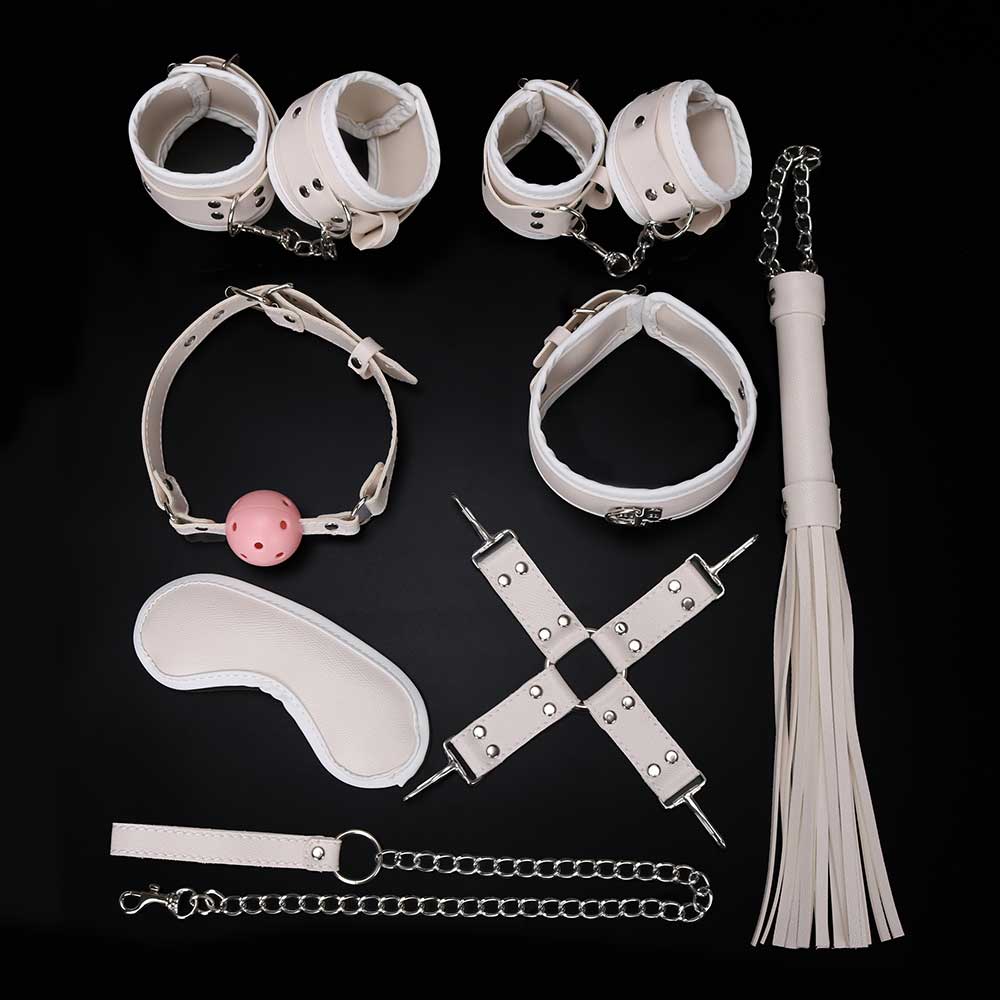 MT - Slave Training Bondage Set - White MT - Slave Training Bondage Set - White photo-8