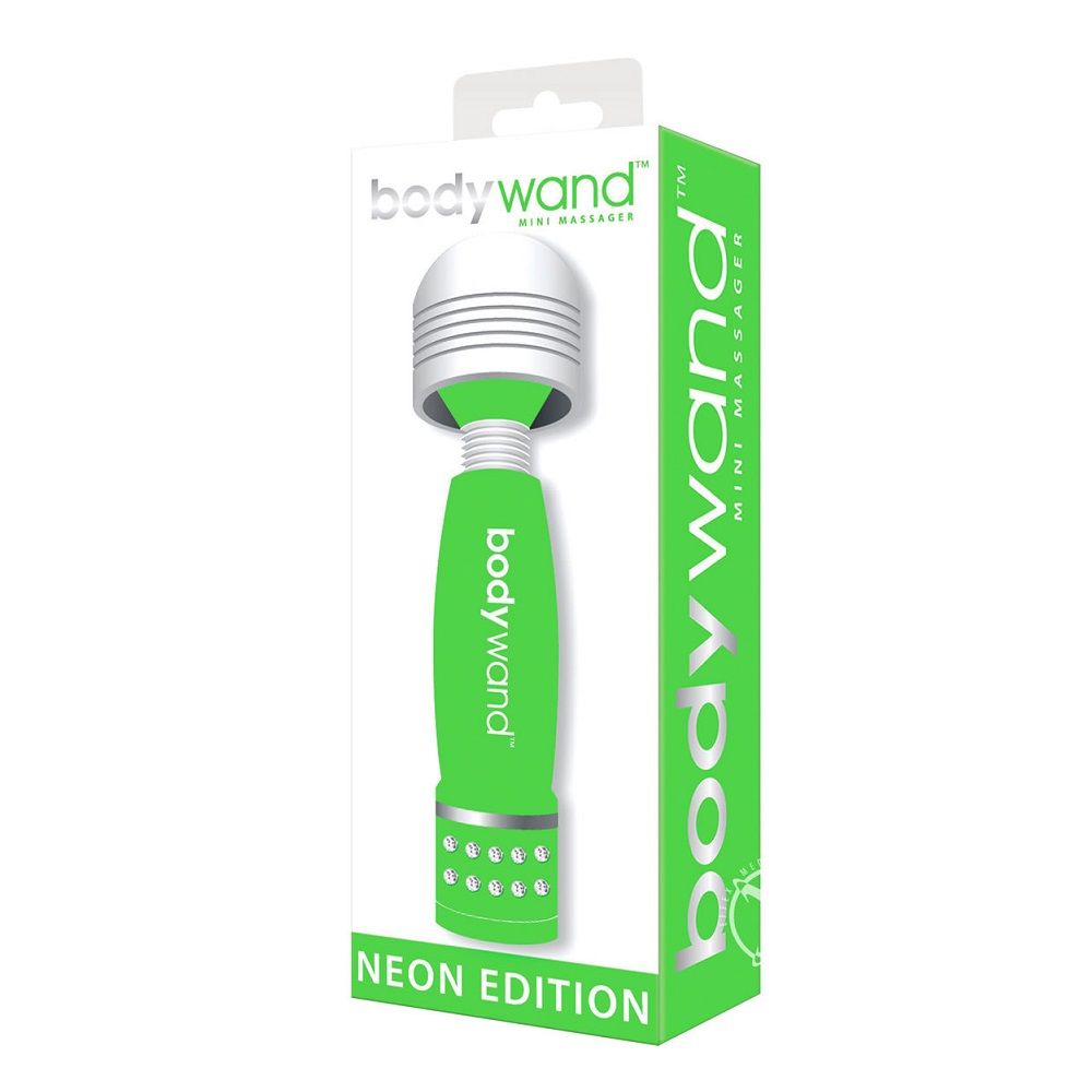 Soft-touch.
Splashproof.
Designed with subdued sound level... Bodywand - Mini Massager - Neon Green photo-2