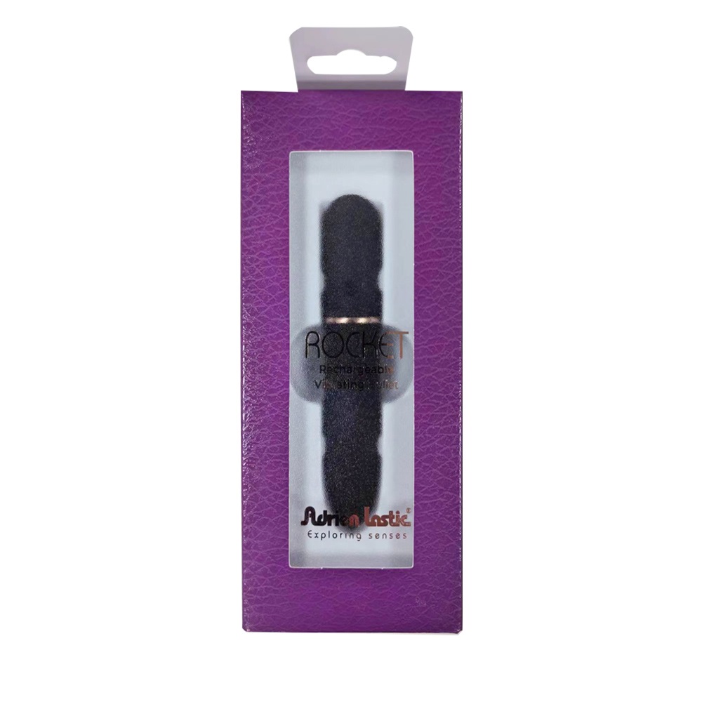 Rocket is a powerful vibrating bullet rechargeable with 10 v... Adrien Lastic - Rocket Vibro Bullet - Black photo-7
