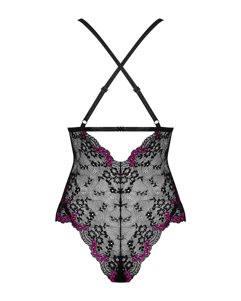 So you think an ideal bodysuit doesn’t exist? If you think s... Obsessive - Vanessme Teddy - Black - 2XL/3XL photo-8