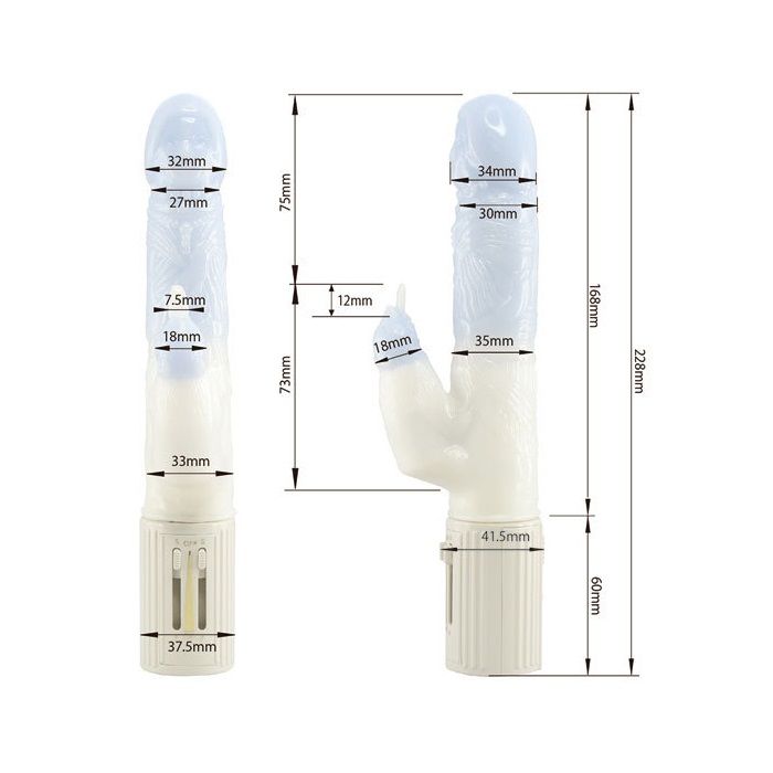 "Made in Japan" Vibe with convenient cleaner!
Perf... EXE - EVO Rabbit Vibrator - Blue photo-4