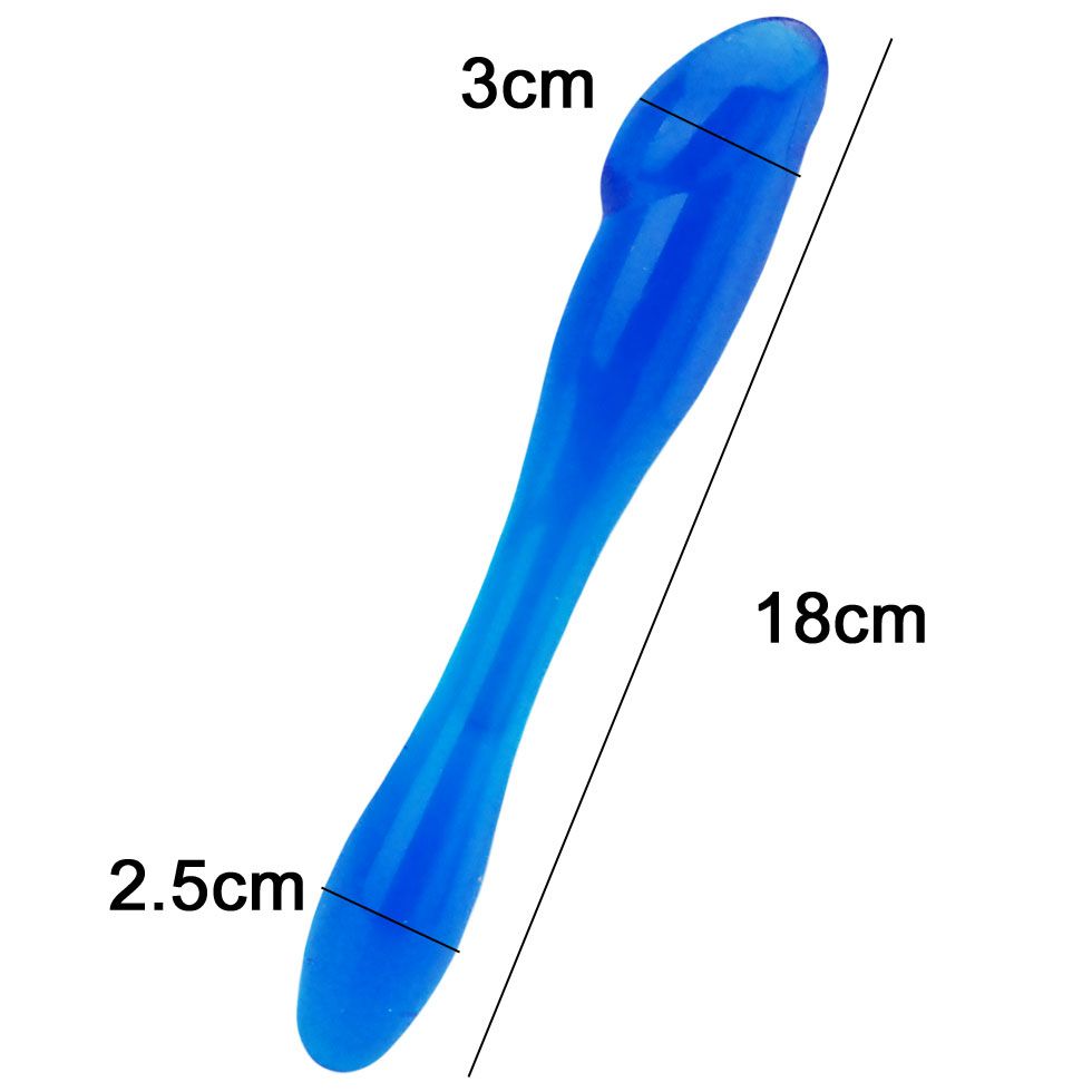 Stylish dildo using soft material!
Recommended for ladies wi... Peaches - Mazeran Dildo - Blue photo-4