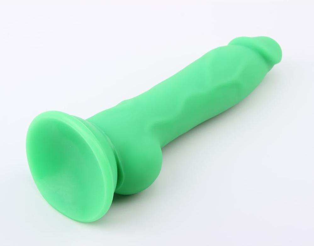 Material:Liquid Silicone
Product Size:23cm,Φ4.4cm
Product We... Chisa - C-Block Dildo - Green photo-3
