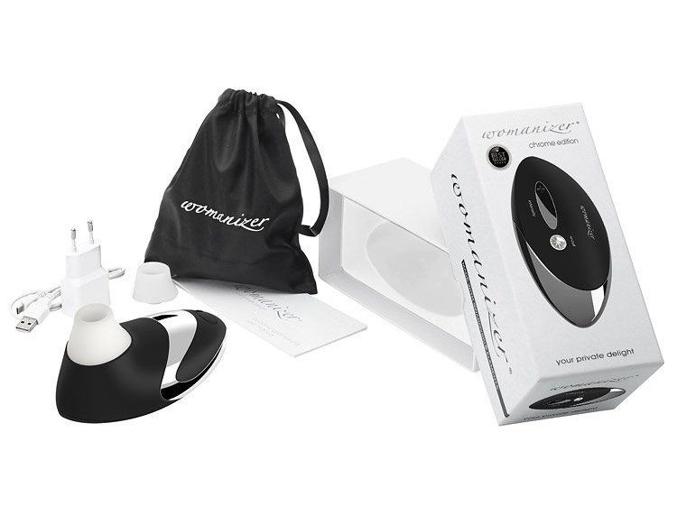 The womanizer W500 Pro – quieter, easier & more comforta... Womanizer - W500 Pro Best Clitorial Massager - Black/Chrome photo-6