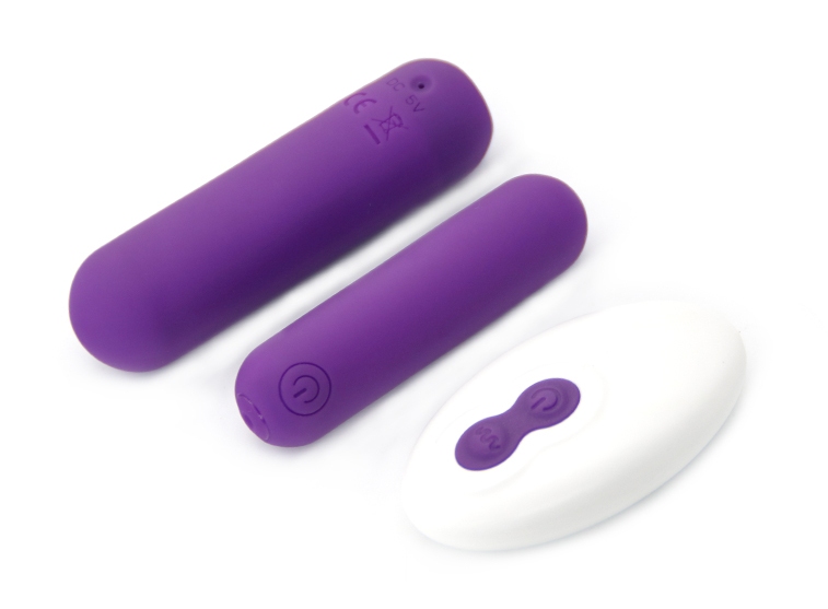 One set for Joie includes a bullet and remote control and ca... Akposh - Bullet w Remote Control - Purple photo-2