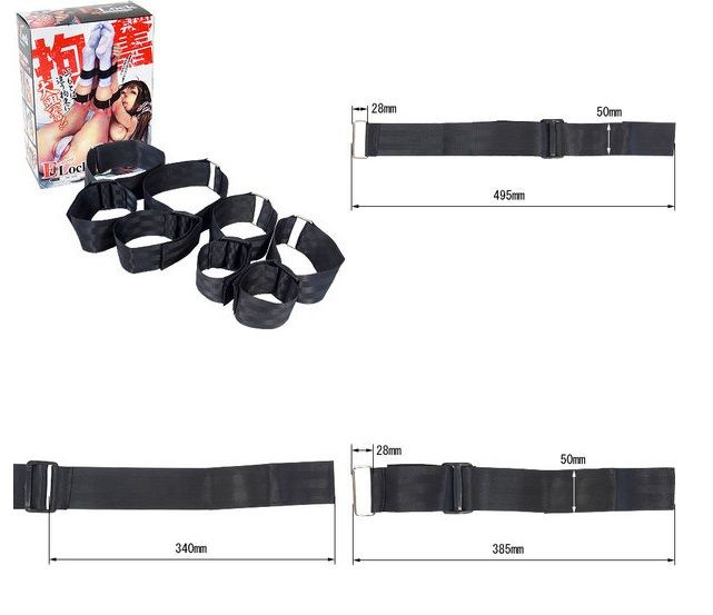 With ravishing erotic artwork by Ohigetan, these E-Lock Door... A-One - E-Lock Ankle & Hand Cuff photo-4