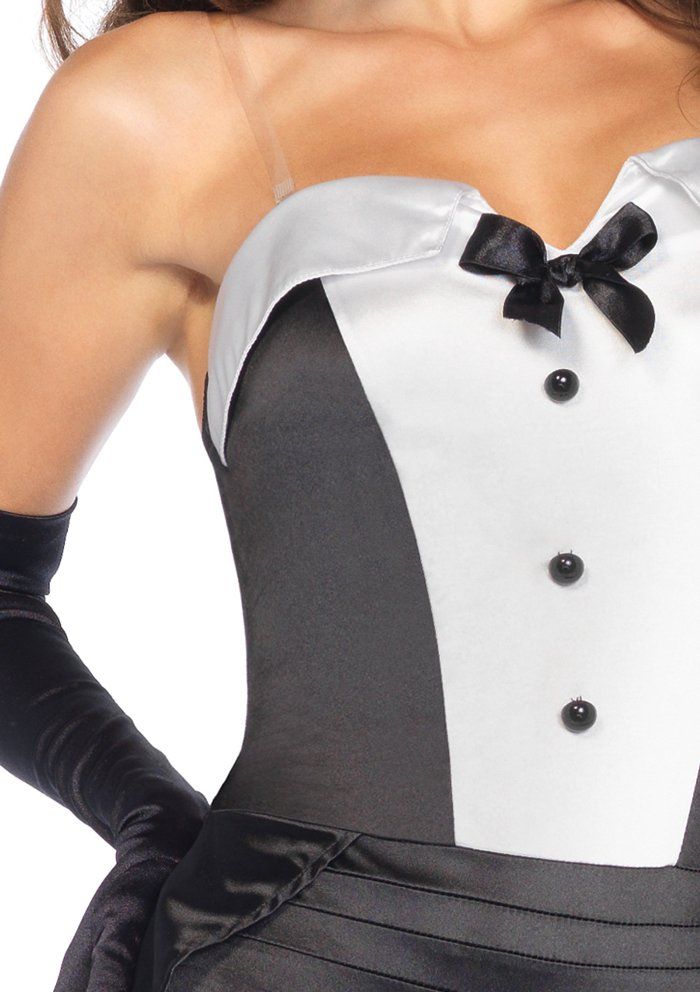 Leg Avenue - Classic Bunny Costume 4 pcs - Black - S photo-3
