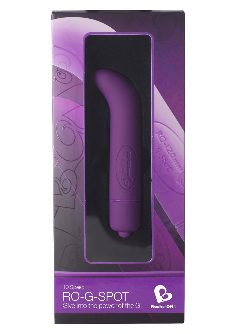 Give in to the power of the G. Beautifully contoured and smo... Rocks-off - G-Spot 10 Speed Vibe - Purple photo-3