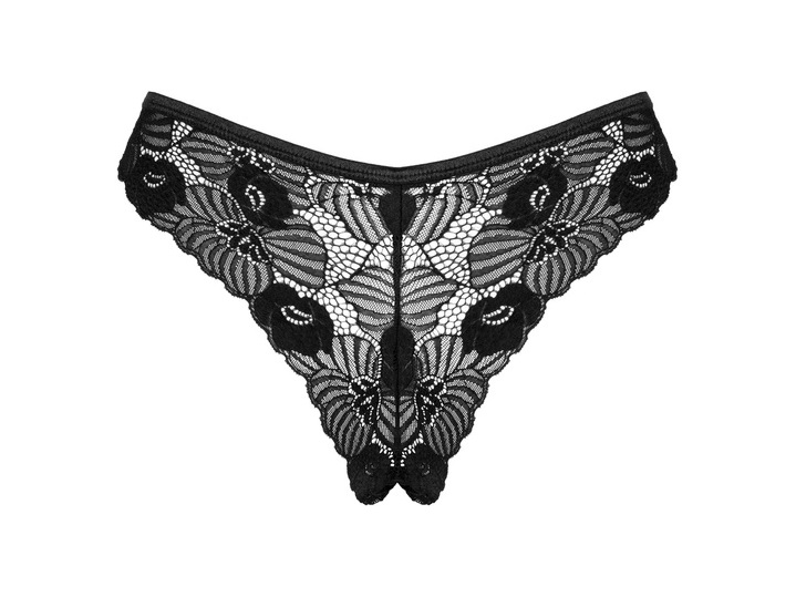 Obsessive - Serena Love Panties - Black - XS/S photo
