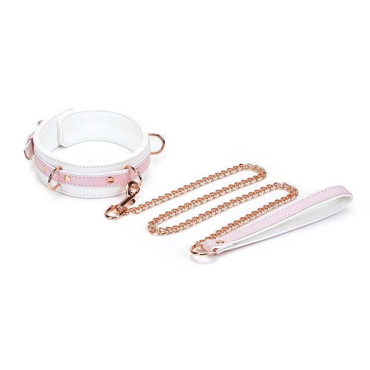 Liebe Seele - Fairy Goat Leather Collar - Pink
