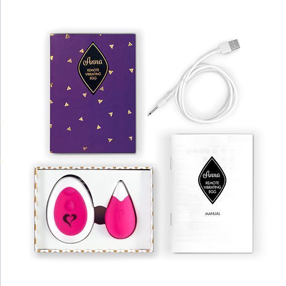 Are you daring enough to hand over your sensual control to y... FeelzToys - Anna Vibrating Egg Remote - Deep Pink photo-6
