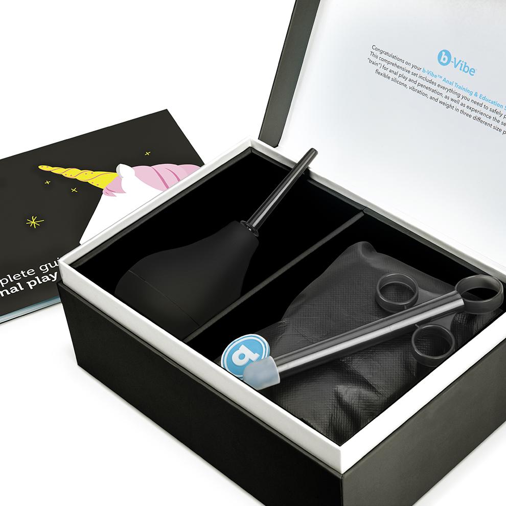 B-Vibe - Anal Training & Education Set - Black photo-7