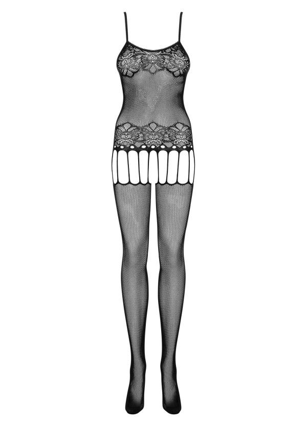 Yes, you’re gonna love this amazing bodystocking! It’s a kni... Obsessive - Bodystocking F235 - Black - S/M/L photo-7