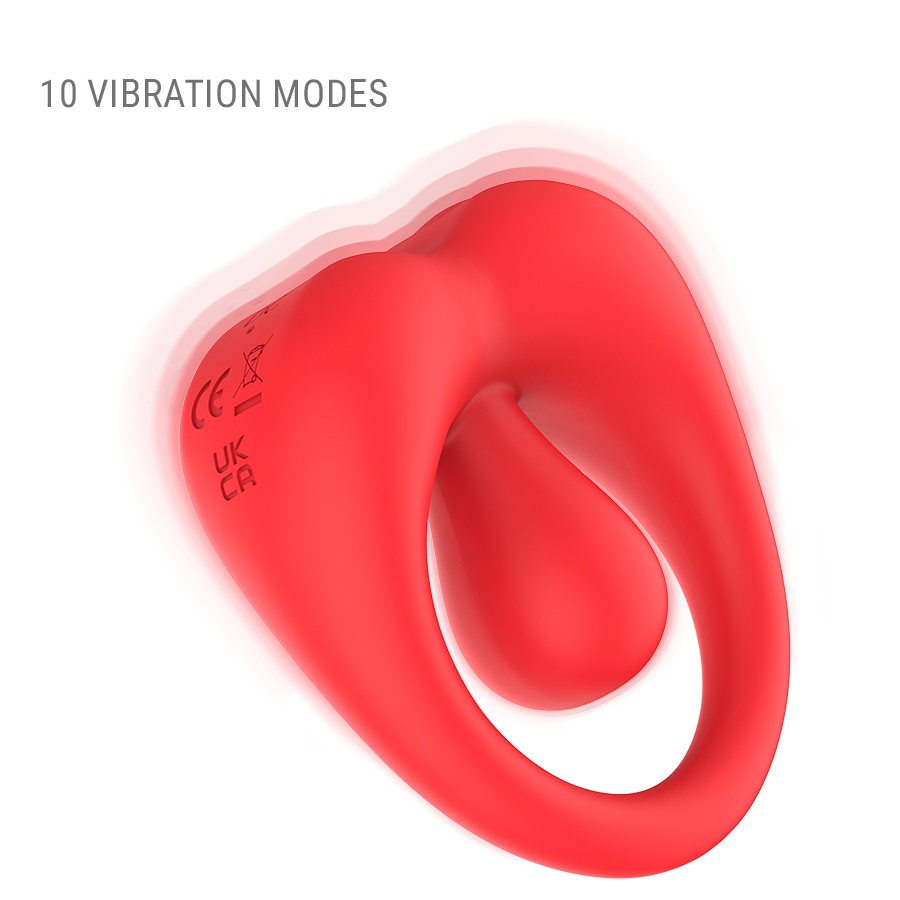 Intense - Russel Vibro Ring - Red photo-3