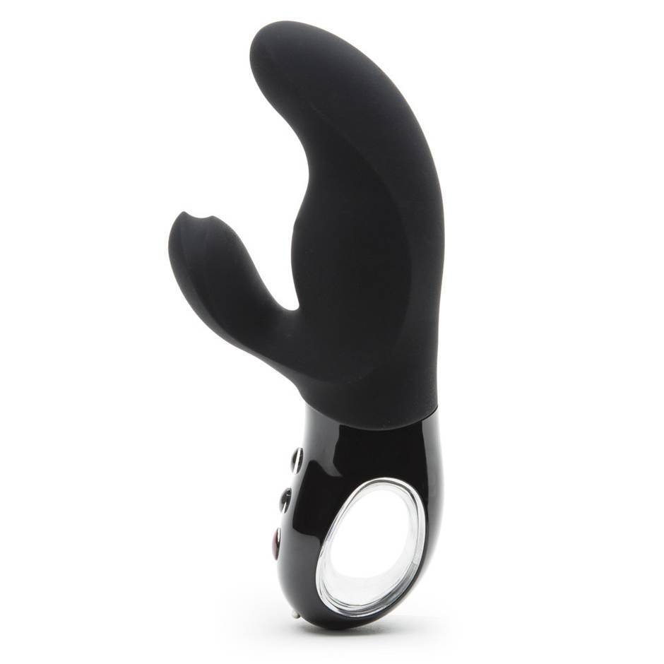 Two rumbling motors. A shape that hugs your curves, hitting ... Fun Factory - Miss Bi - Black photo-3