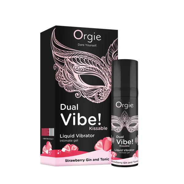 Orgie - Dual Vibe! 可食用震動凝膠 士多啤梨琴通寧 - 15ml 照片-4