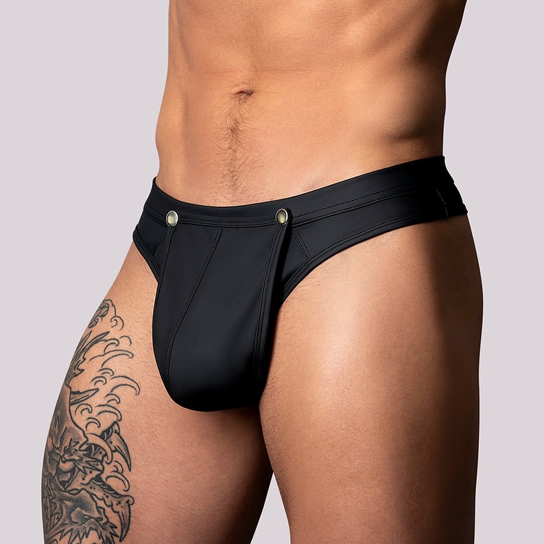 Male Power - Snap Off Thong - L/XL - Black photo-3