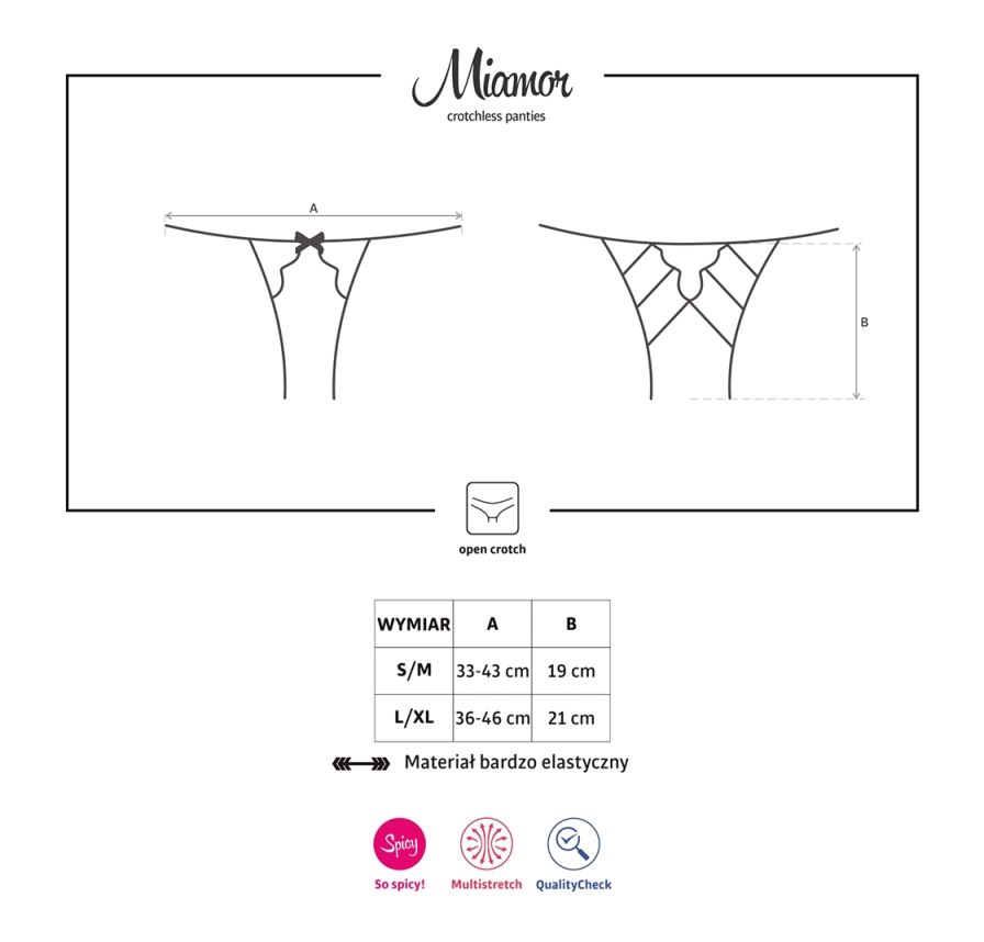 Are you looking for absolutely amazing panties? You can stop... Obsessive - Miamor Crotchless Panties - Ruby - S/M photo-9