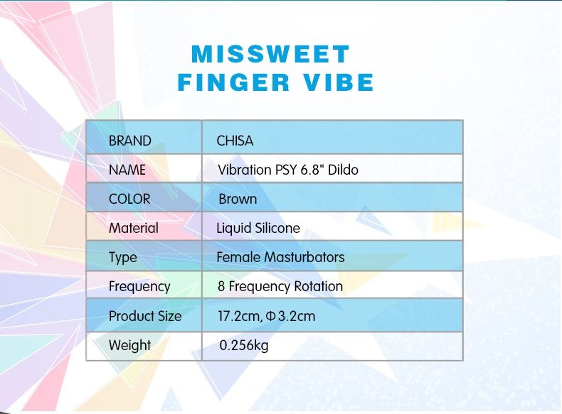 Material:Liquid Silicone
Product Size:17.2cm, Φ3.2cm
Product... Chisa - Vibration PSY 6.8″ Dildo - Rechargeable photo-12