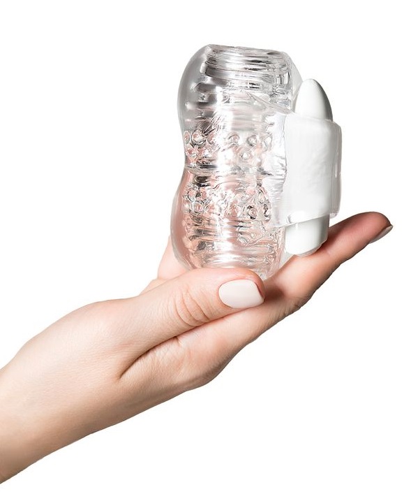 Lingam - Khani Vibro Male Stroker - Clear photo-2