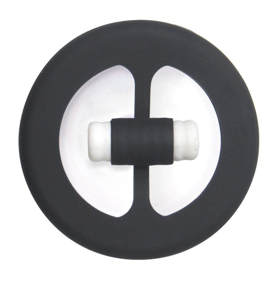 A-One - Excite Electric Nipple Cup DX Vibrator w/Pump - Black photo-3