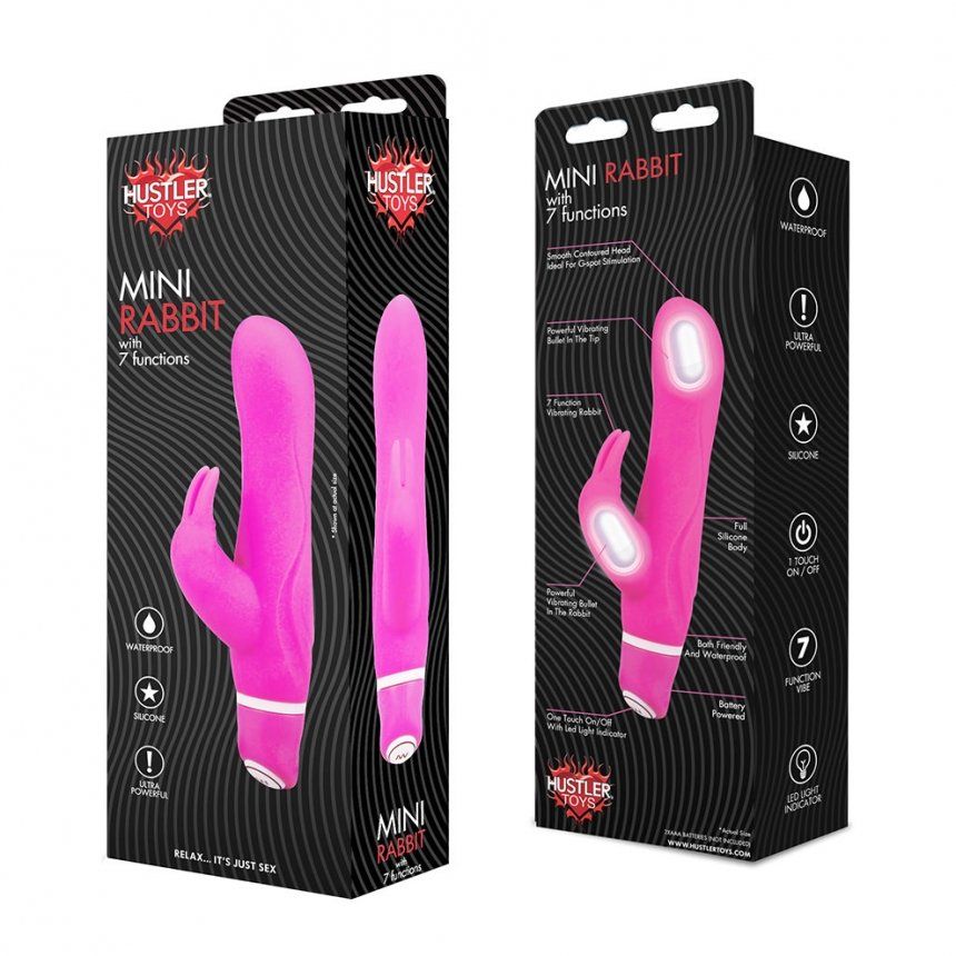 HUSTLER Toys presents you to your new best friend with this ... (archived) Hustler - Mini G Spot Rabbit Vibe photo-3