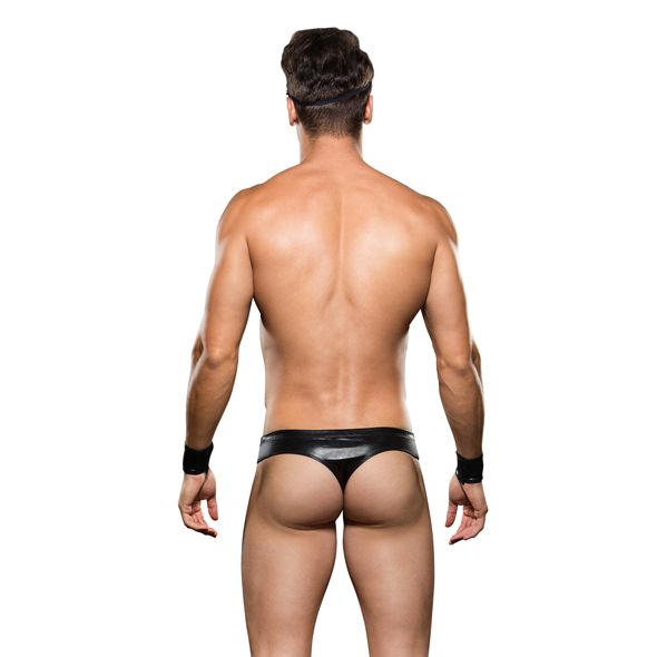 Stare death in the face and get your gears going! Hop on you... Envy - Biker Bikini Set 3 pc - Black - M/L photo-2