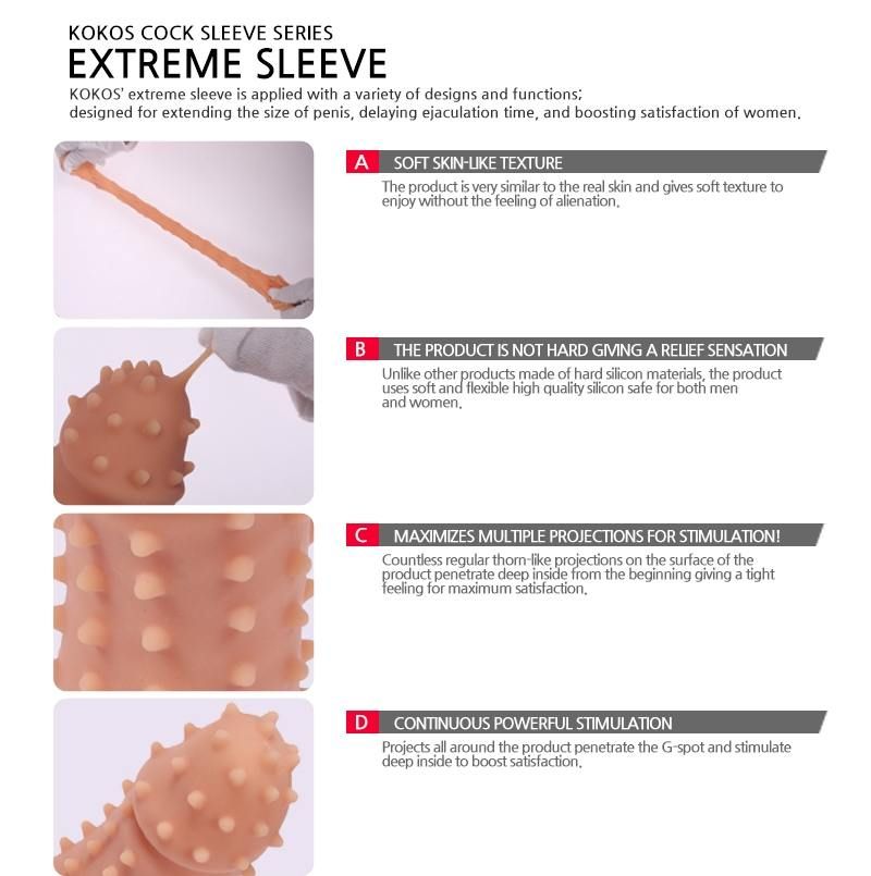 Kokos - Extreme Cock Sleeve 37x125mm photo-5