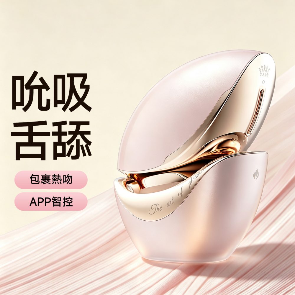 Zalo - Luxa 可APP遥控吸吮舌舔震动按摩器 - 樱花粉 照片-10