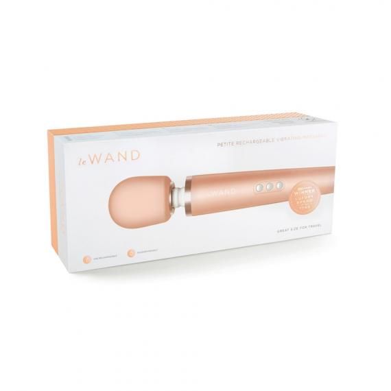 Le Wand Petite is the smaller version of our iconic, recharg... Le Wand - Petite Rechargeable Vibrating Massager - Rose Gold photo-8