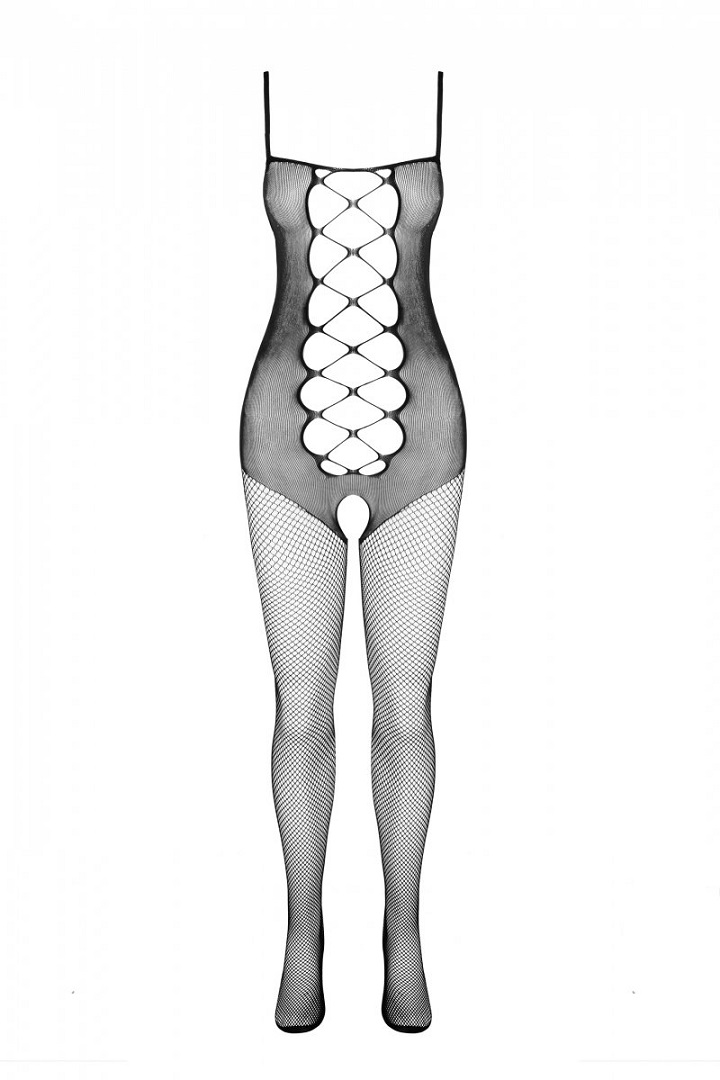 Sexy bodystocking that perfectly fits the figure, emphasizin... Casmir - Bodystocking CA010 - Black photo-5