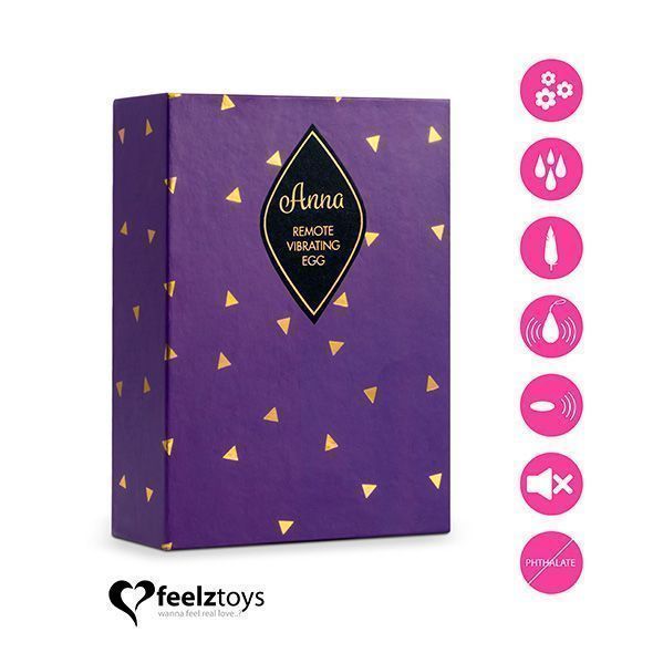 Are you daring enough to hand over your sensual control to y... FeelzToys - Anna Vibrating Egg Remote - Deep Pink photo-7