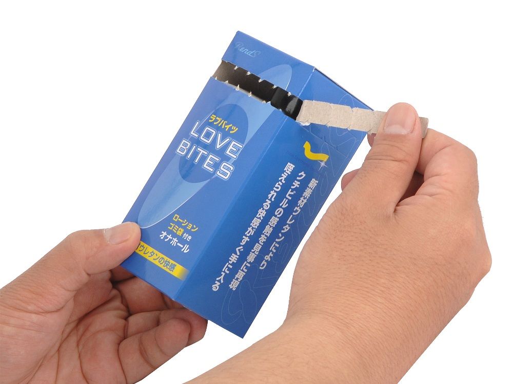 Love Bites - a new type of disposable masturbator with a uni... Rends - Love Bites Sponge Masturbator photo-2