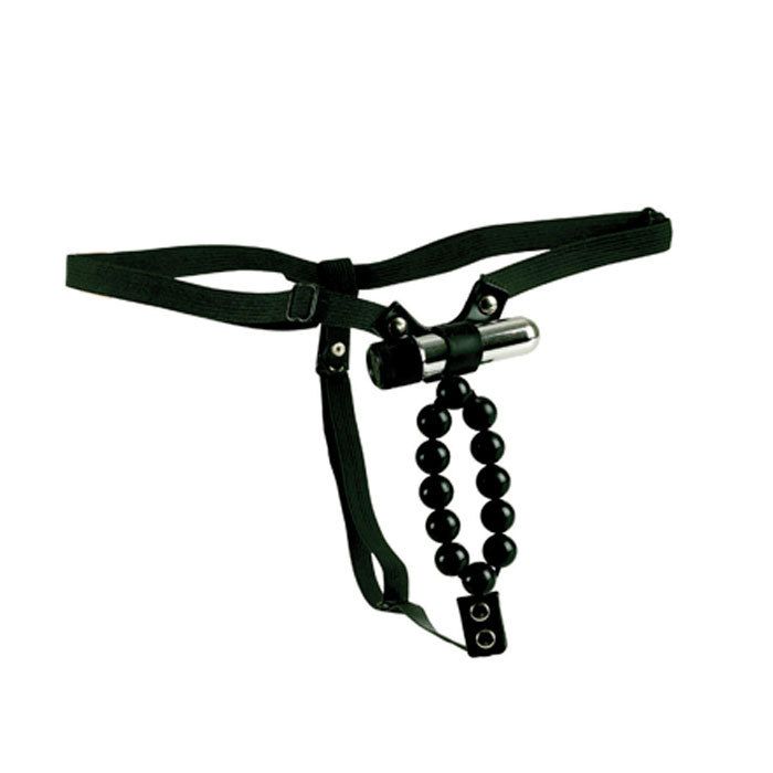 Take your lovemaking to a whole new level with the super sex... CEN - Vibrating Thong w/ Beads photo-2
