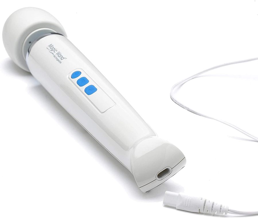 The Magic Wand Rechargeable pleases with the same, strong, p... Magic Wand - Rechargeable Massager - White photo-3