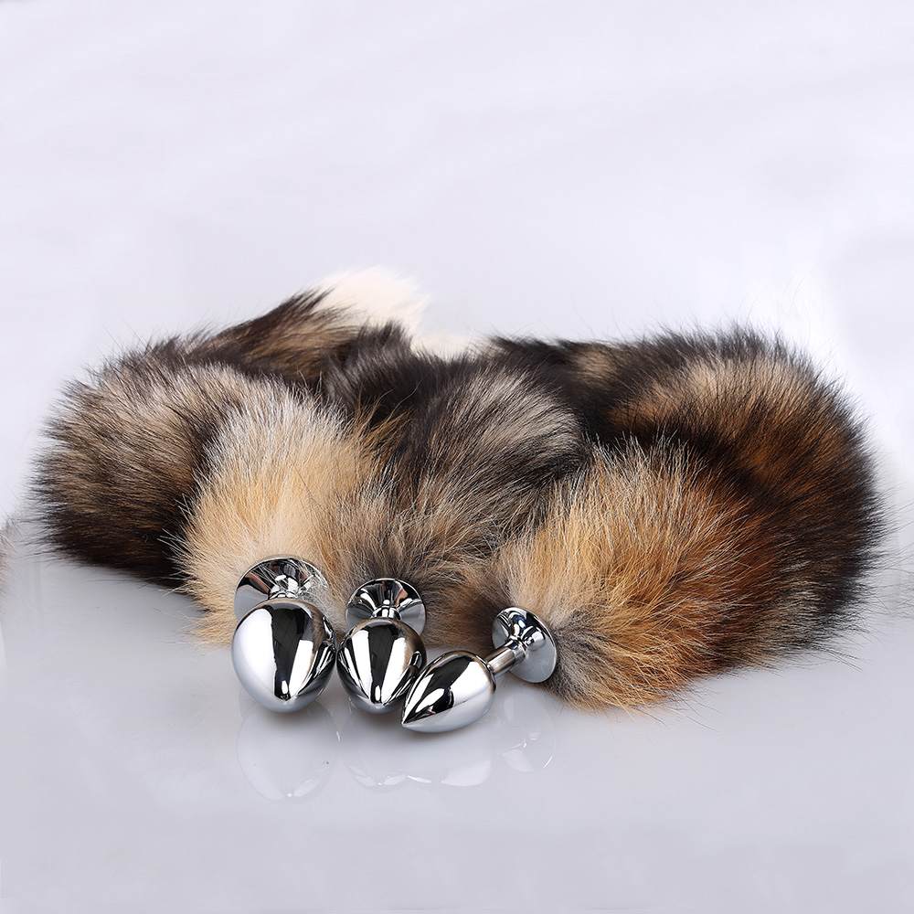 MT - Anal Plug S-size with Red fur tail MT - Anal Plug S-size with Red fur tail photo-5
