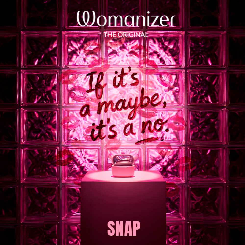 Womanizer - Snap Pleasure Air 迷你吸啜器 - 莓紅色 照片-10