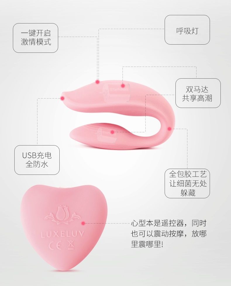 Sex Toy Vibration for Women and Couples
Material: Full Sili... Wowyes - 2U Couple Massager w Remote Control - Pink photo-8