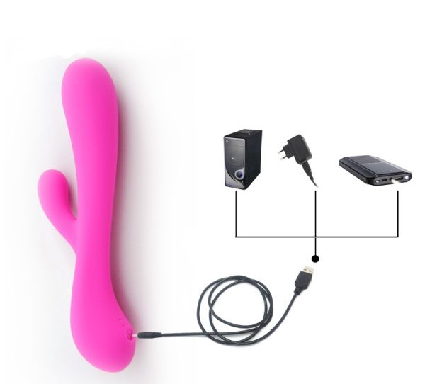 A sound activated sex toy, The voice frequency control g spo... RM - Amy Voice-Controlled Rabbit - Rose photo-3