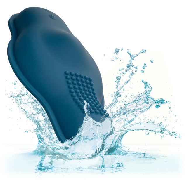 Own your pleasure with the CalExotics Dual Rider Remote Cont... CEN - Dual Rider Bump & Grind Massager - Blue photo-16