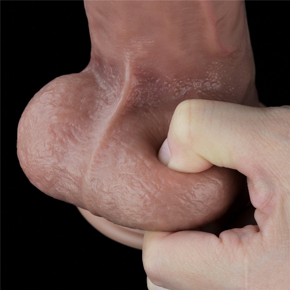 Built to deliver the most lifelike satisfaction, Love Toy Du... Lovetoy - 10.5'' Dual Layered Realistic Cock photo-9