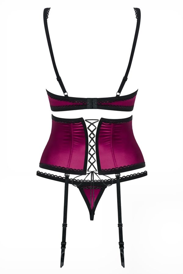 Obsessive - 861-SEG-5 3 pcs Set - Pink - L/XL photo